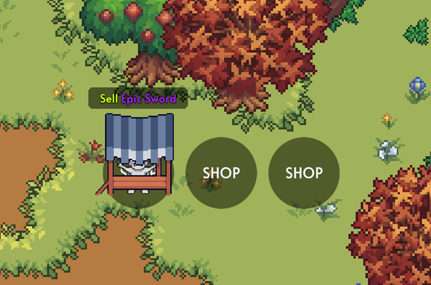 Sistema de Market em Grind Hero